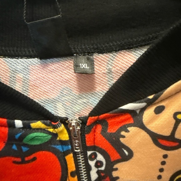 SHEIN X HELLO KITTY AOP JACKET PLUS SIZE 1X - Picture 8 of 10